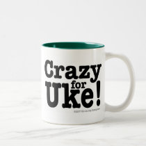 Crazy for UKE Designer Coffee Mug mugs