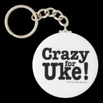 Crazy for UKE Designer Keychain