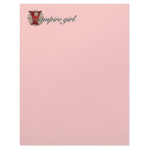 Crazy for Vampires Customized Letterhead