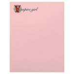 Crazy for Vampires Customized Letterhead