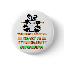 Crazy Friends Buttons