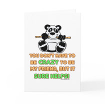 Crazy Friends Card