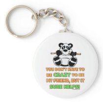 Crazy Friends Keychain