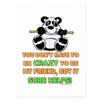 Crazy Friends postcards