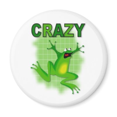 CRAZY FROG MAGNETS by misspigwa