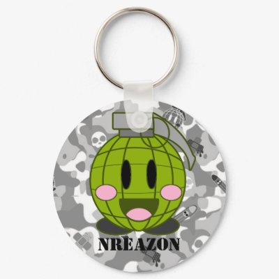 Crazy Grenade Keychain by nreazon