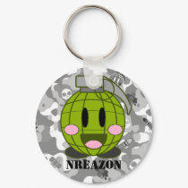 Crazy Grenade Keychain by nreazon Crazy Grenade Keychain