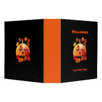 Crazy Halloween Pumpkin binders