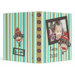 Crazy Hat Sock Monkey Binder