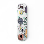 Crazy Heads in Sweaters Skateboard Deck
