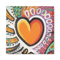 Crazy Heart Magnet by wilddogs Crazy Heart Magnet