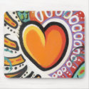 Crazy Heart Mouse Pad mousepads by wilddogs Crazy Heart Mouse Pad mousepads