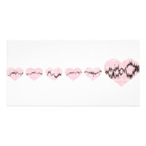 Crazy Heart Photo Card Template