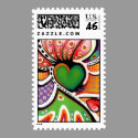 Crazy Heart Stamp
