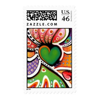 Crazy Heart Stamp stamp