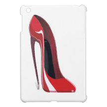 Crazy heel red stiletto shoe art