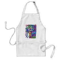 crazy ice cream cone 1 aprons