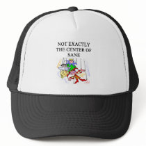 crazy insane psychology design mesh hat