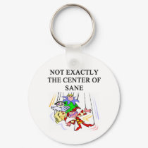 crazy insane psychology design keychains