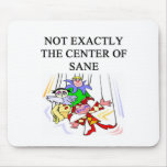 crazy insane psychology design mousepads