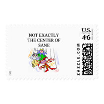 crazy insane psychology design postage