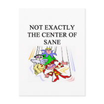 crazy insane psychology design postcards