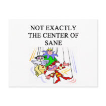 crazy insane psychology design postcards