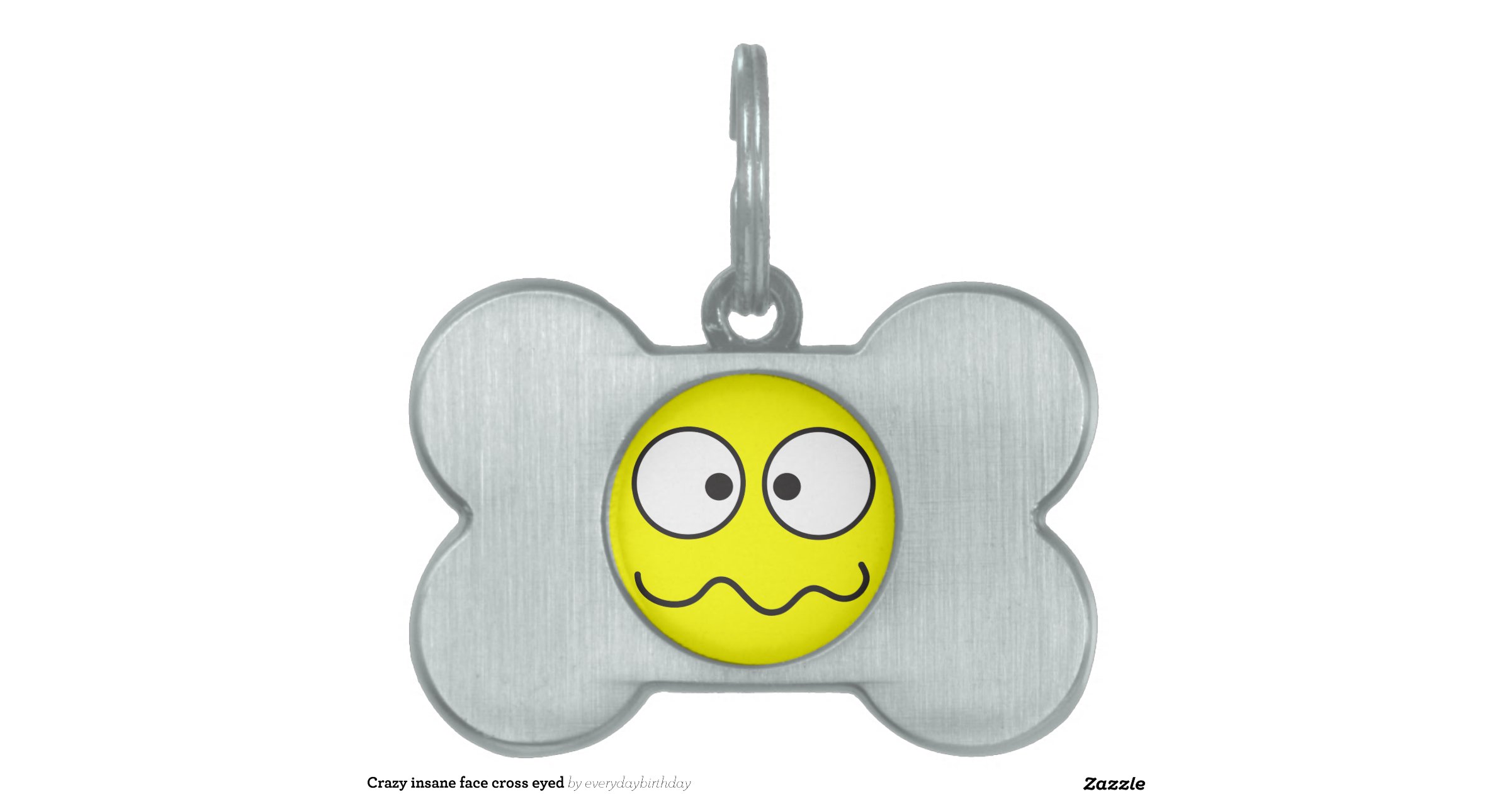 crazy-insane-smiley-face-cross-eyed-pet-name-tags-zazzle