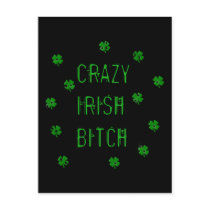 Crazy Irish Bitch postcards