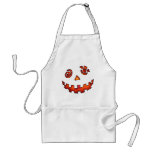 Crazy Jack O Lantern Pumpkin Face Orange Aprons