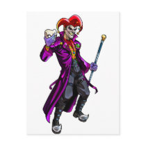 Crazy Jester Post Card