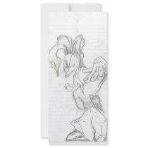 Crazy Killer klown Rack Card Template