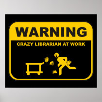 Crazy Librarian Poster