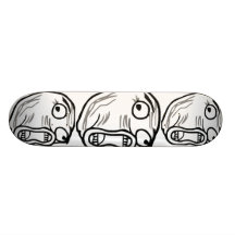 Crazy Lol Comic Meme Skate Board Deck