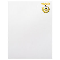 Crazy Looking Doofus Face Custom Letterhead