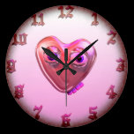 Crazy love  clock template wall clocks