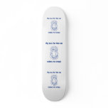 Crazy Love For Cars Skate Board Deck