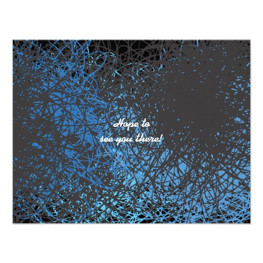 CRAZY MUSICAL NOTES Bar Mitzvah Invite Reply