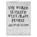 Crazy People cards by SillyShirts Crazy People cards