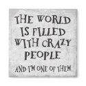 Crazy People magnets by SillyShirts Crazy People magnets