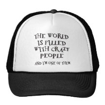 Crazy People Mesh Hat