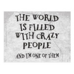Crazy People Post Card