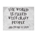 Crazy People postcards by SillyShirts Crazy People postcards