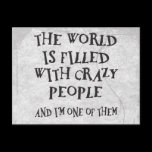 Crazy People Post Card