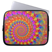 Crazy Pink Fractal Laptop Sleeves
