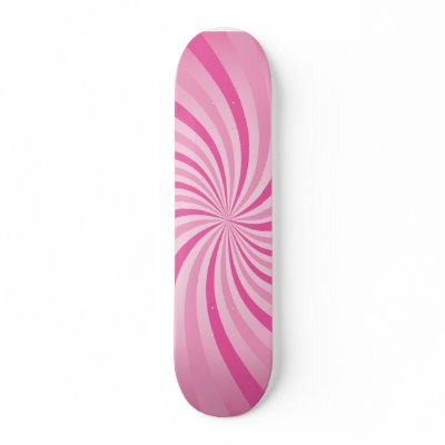 Crazy Pink Skate Board by studioyumi