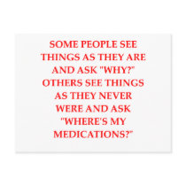 crazy psychiatrist joke post card