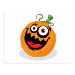Crazy Pumpkin Post Card