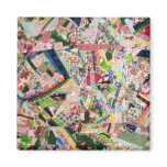 Crazy Quilt in Spring Colors Magnet
