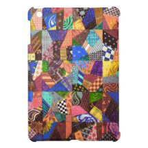 Crazy Quilt Patchwork Quilt Abstract Art Geometric iPad Mini Cases
